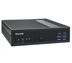 Shuttle XPC slim DL30N czarny / Intel N100 3.4GHz / 1xDDR5 / 1xSATA / 2x M.2 / 2xLAN / Bez systemu operacyjnego