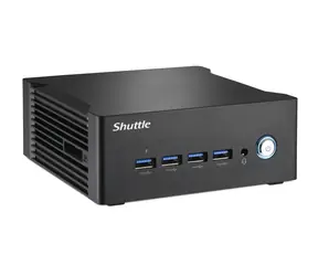 Shuttle XPC nano NA10H7 czarny / RYZEN 7-8845HS 3.8GHz / 2xDDR5 / 1xSATA / 2x M.2 / 2xGLAN / Bez OS