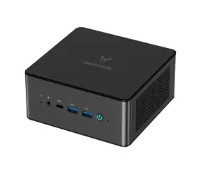Minis Forum UM890 Pro czarny / AMD RYZEN 9 8945HS / DDR5 / M.2 Slot SSD / HDMI / DP / 2x LAN / 4X USB / 2x USB-C / Bez O