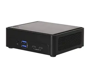 ASRock Barebone NUCS-Box-155H / 2x DDR5 5600MHz / 1x M.2 PCIe / 1x Intel 2.5GbE LAN / 2x HDMI 2.1 + 1x DP 2.1 / Brak systemu operacyjnego
