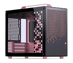 Walizka gamingowa PC Mironet AMD R5 9600 RX9060 XT Czarno-różowa Bazzite