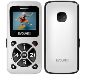 Evolveo EasyPhone ID biały / 1,7" / SOS / microSDHC