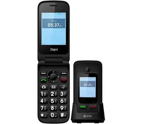 eSTAR Digni Flip czarny / 2.4" / 240 x 320 / 32 MB / MicroSD / 0.08 Mpx / 1000 mAh