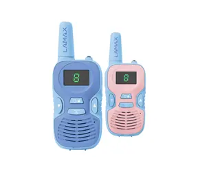 Lamax TalkieKid1 / 2x krótkofalówka dla dzieci / wyświetlacz LED / 3x baterie AAA
