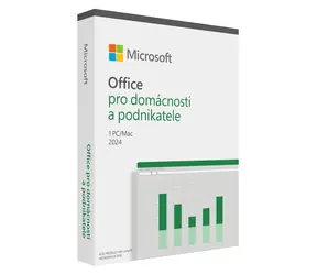 Microsoft Office 2024 dla gospodarstw domowych i firm CZ / PC i Mac / 64 bit / Bez nośnika / Licencja pudełkowa