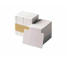Karty plastikowe ZEBRA classic 500 szt. / PVC / 30 mil (0,76 mm) / białe