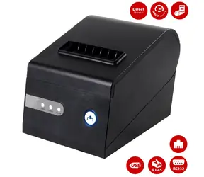 Xprinter C260-K / Drukarka termiczna kasowa / USB / LAN / RS232 / 80mm / Czarna