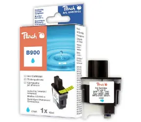 Peach LC-900 alternatywny wkład do Brother / DCP-110C, DCP-115C / 12 ml / Niebieski