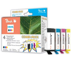 Peach Combi Pack z chipem, kompatybilny z HP No. 364XL