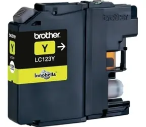 Oryginalny wkład Brother LC-123 żółty / MFC-J4410DW / 600 stron / Żółty