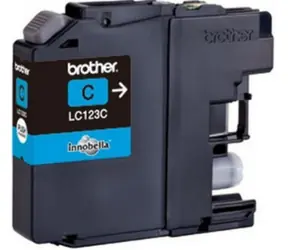 Oryginalny wkład Brother LC-123 niebieski / MFC-J4410DW / 600 stron / Niebieski