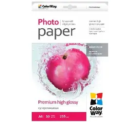 Papier fotograficzny Colorway / Superbłyszczący / A4 / 255g/m2 / 50 arkuszy