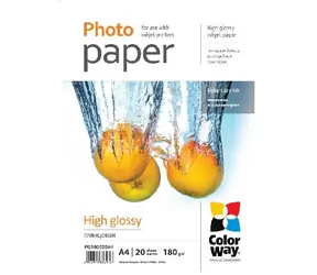 Papier fotograficzny Colorway A4 (błyszczący) - 180g/m2 50 szt