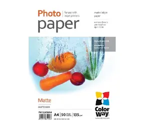 Papier fotograficzny Colorway A4 (matowy) - 130g/m2 50 szt