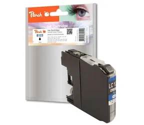 Peach Regenerowany alternatywny wkład LC-123 / do Brother DCP-J4110 / czarny