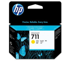 Oryginalny wkład HP CZ132A 711 / DesignJet T120/T520 / 29 ml / żółty