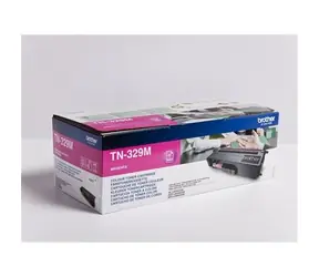 Oryginalny toner Brother TN-329M / DCP-L8450/HL-L8350/MFC-L8850 / 6000 stron / fioletowy
