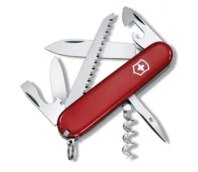 VICTORINOX CAMPER czerwony / Scyzoryk / Stal / Liczba funkcji 13 / Długość 91 mm