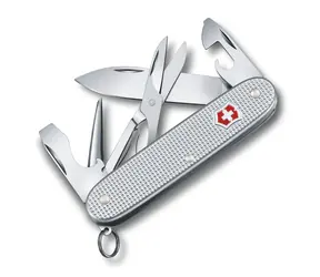 VICTORINOX Pioneer X Alox srebrny / Scyzoryk / Stal / Liczba funkcji: 9 / Długość: 93 mm