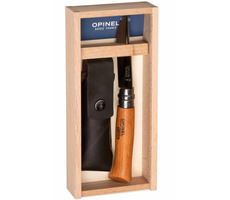 Opinel 815 VR N°08 Carbon 8,5 cm / Scyzoryk w pudełku upominkowym z etui