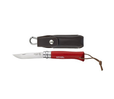 Opinel 1890 VRI N°08 Inox Adventurer 8 cm czerwony / Scyzoryk 