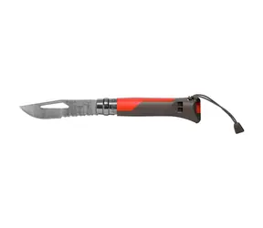 Opinel 1714 VRI N°08 Inox Outdoor 8,5 cm czerwony / Scyzoryk 