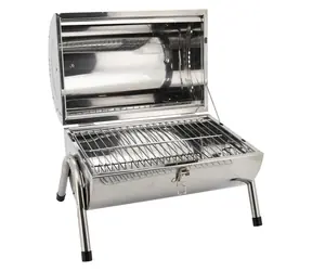 Grill węglowy Cattara DOUBLE 2x 38cm podróż / Ruszt: 2x 36x24 cm