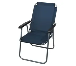 Cattara LYON ciemnoniebieski / Składane krzesło kempingowe / nośność: 90 kg