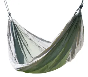 Hamak Cattara NYLON 275x137cm zielono-brązowy