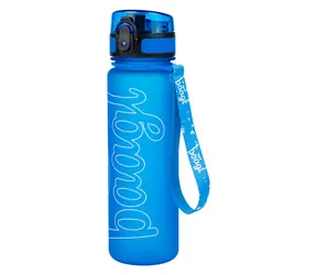 Butelka do picia BAAGL Tritan Logo - niebieska / 500 ml