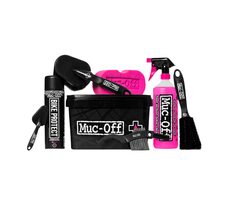 Kit do czyszczenia Bicycle Muc-Off 8 w 1 - spray czyszczący i konserwujący, gąbka i 4 szczotki