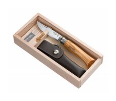 Scyzoryk składany Opinel 8 8,5 cm pudełko upominkowe / etui / ostrze ze stali nierdzewnej / drewniana rączka