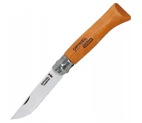 Scyzoryk składany Opinel 9 9 cm / ostrze węglowe / rękojeść drewniana