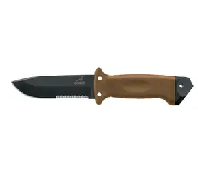 GERBER LMF II Infantry czarno-brązowy / nóż Bushcraft / ostrze 12 cm