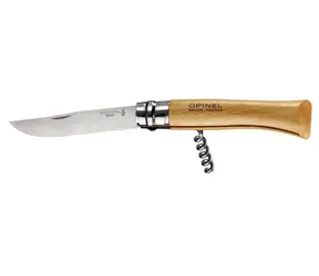 Opinel 2578 No.10 10cm buk / Scyzoryk z korkociągiem