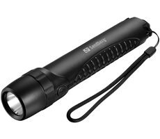 Sandberg Survivor Torch Powerbank 5000 mAh czarny / Latarka LED 30W i power bank / 18,5Wh / 5000 mAh / USB-A + C / IPX4