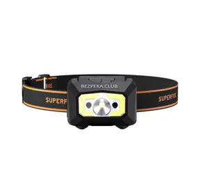 Latarka czołowa Superfire X30 czarna / 500lm / USB