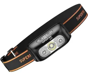Latarka czołowa Superfire HL05-D czarna / 110lm / USB