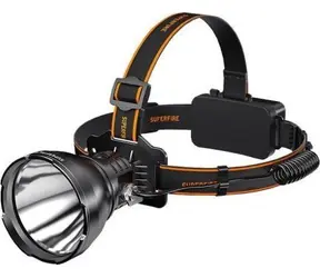 Latarka czołowa Superfire HL60 czarna / 2300lm / USB-C
