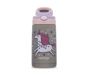 Contigo Easy Clean SS Unicorn 380ml szary / butelka termiczna