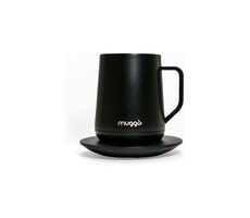 Muggo Kubek Inteligentny kubek 320 ml czarny / regulacja temperatury 45 - 62,5°C / sygnalizacja LED
