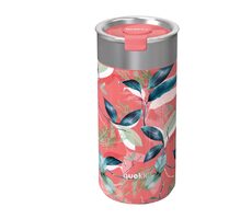 Kubek do kawy Quokka Boost 400ml Egzotyczny Róż / Kubek termiczny z sitkiem / stal nierdzewna 
