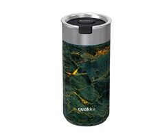 Kubek do kawy Quokka Boost 400ml Greenstone / Termos z sitkiem / stal nierdzewna 