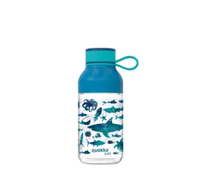 Quokka Ice Kids z paskiem 430ml Zwierzęta morskie / Butelka na wodę / pasek / tritan / wyprzedaż