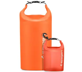 Spigen Aqua Shield WaterProof Dry Bag 20L + 2L A630 pomarańczowa / wodoodporna obudowa 