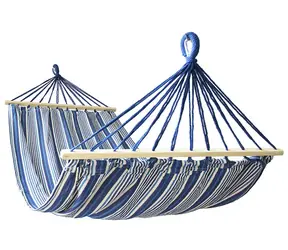 CALTER Fiesta niebiesko-biały / Hamak / 200x100 cm / Nośność: 150 kg