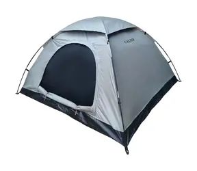 CALTER Namiot 3-osobowy srebrny / Pojedyncza skorupa / Słup wody: 1500 mm