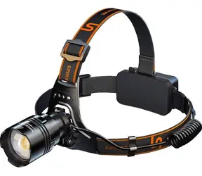 Latarka czołowa Superfire HL31 Typ C czarna / 2200lm / USB-C