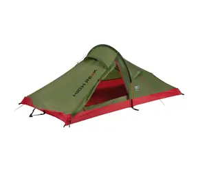 High Peak Czyżyk 2.0 LW zielono-czerwony / Namiot dla 2 osób / 230 x 120 x 90 cm / słup wody: 3000mm
