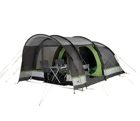 High Peak Brixen 5.0 szaro-zielony / Namiot dla 5 osób / 480 x 300 x 190 cm / słup wody: 4000 mm